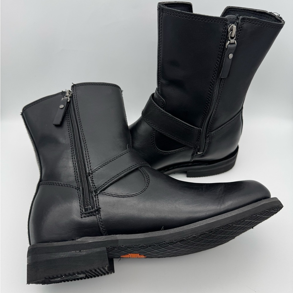 Harley-Davidson Women's 10 Barlyn 6-Inch Engineer Black Motorcycle Boots, D84721 - Picture 10 of 13